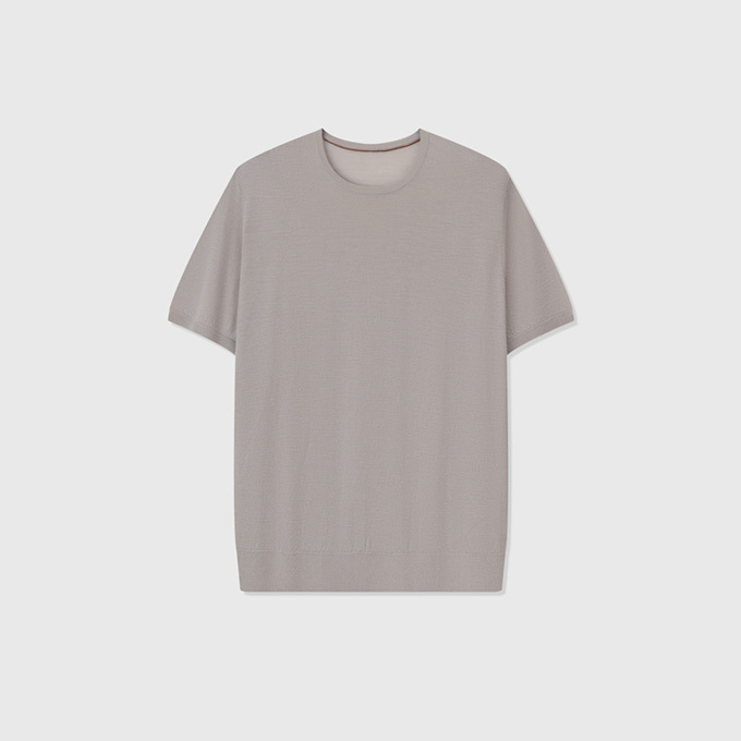 loro piana icewish wool crew-neck knit t-shirt
